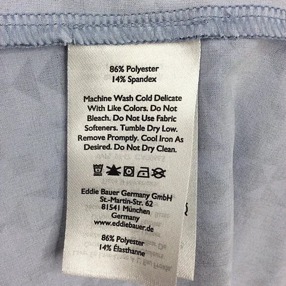 Eddie Bauer Escapelite Sleeveless Tank Top Womens Size 2XL Blue Aztec Travel - Picture 8 of 8